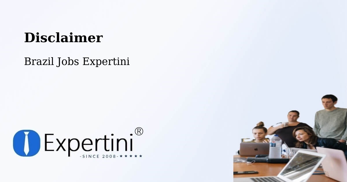 Disclaimer – Formosa - Brazil Jobs Expertini