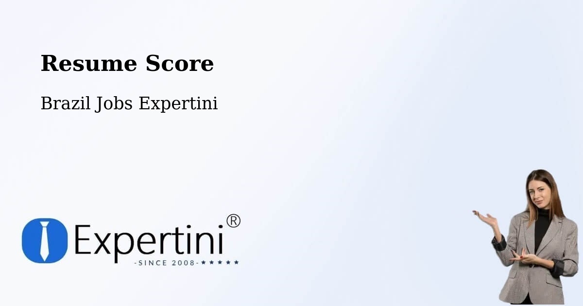 Resume Score & Job Description Match Tool – Formosa - Brazil Jobs Expertini
